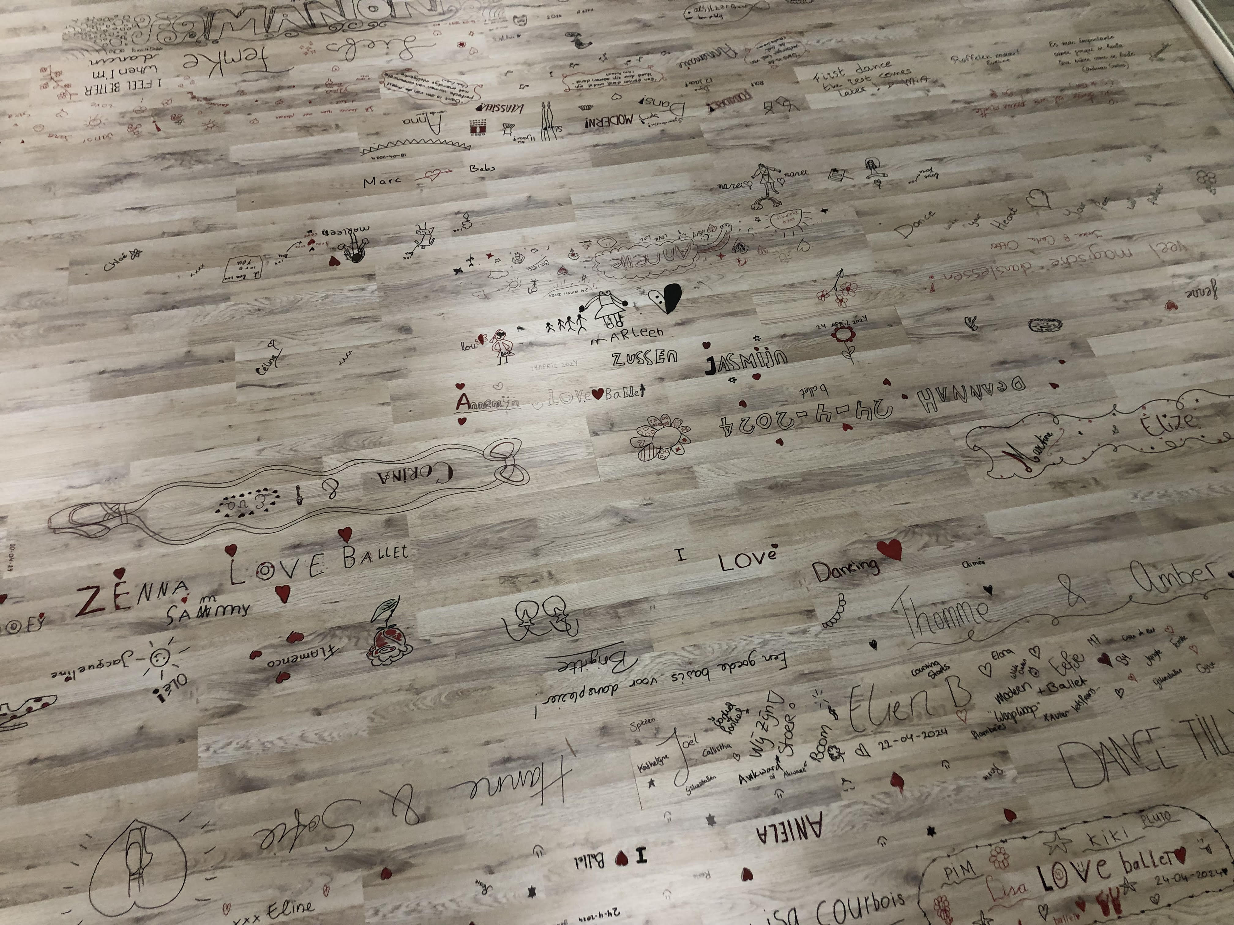 Floor of Fame Babs Balletschool